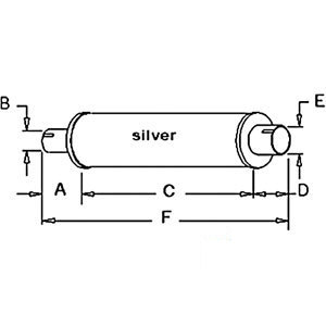 A-F18685 MUFFLER                  