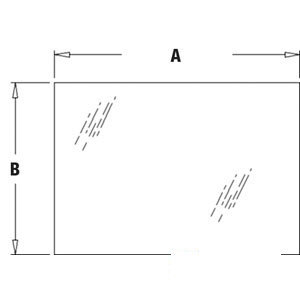 A-F44629 GLASS REAR WINDOW UPPER  