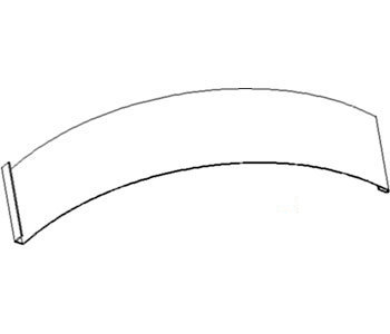 A-CCP1640 COVER PLATE CONCAVE & EX 