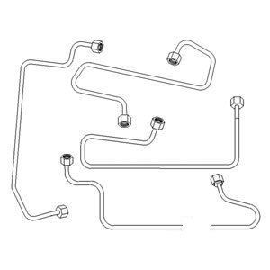 A-FPL300 INJECTION LINE SET (4 CYL