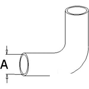 A-G46361 RADIATOR HOSE LOWER      