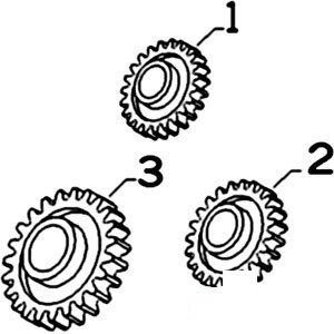 John Deere TRACTOR GEAR-LOWER 