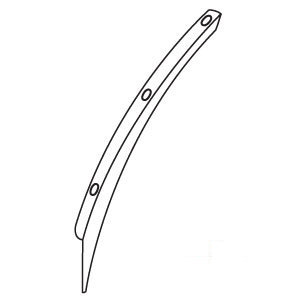A-H114535 VANE; STRAW CHOPPER RH   