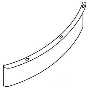A-H130948 DEFLECTOR; ST. CHOP. LH  