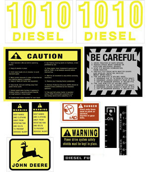 A-JD1010 DECAL SET HOOD           