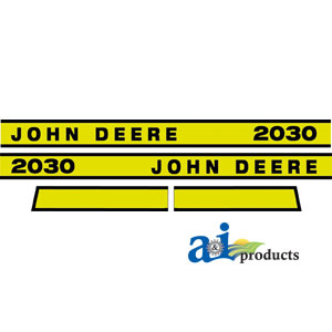 John Deere TRACTOR DECAL-SET 