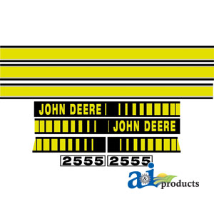 John Deere TRACTOR DECAL-SET-HOOD 