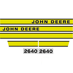 John Deere TRACTOR DECAL-SET 