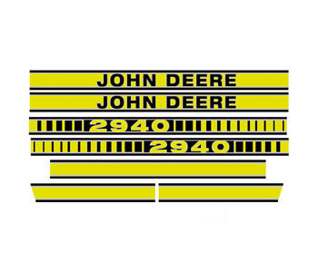 A-JD2940 DECAL SET HOOD           