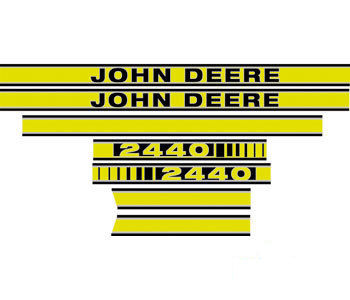 John Deere TRACTOR DECAL-SET-HOOD 