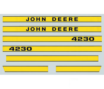 A-JD4230 DECAL SET HOOD           