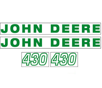 A-JD430 DECAL SET HOOD           