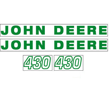 John Deere TRACTOR DECAL-SET-HOOD 