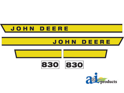 John Deere TRACTOR DECAL-SET 
