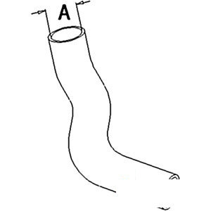 A-K200874 RADIATOR HOSE LOWER      