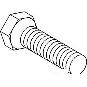 A-K907400 BOLT FRONT WHEEL         