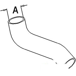 A-K921974 HOSE AIR CL. TO RADIATOR 