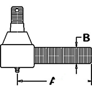 A-CAR98855 TIE ROD SHORT            