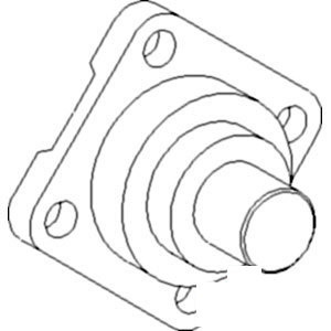 A-L112110 KING PIN MFWD FRONT AXLE 