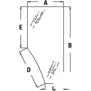 A-L169103 RH DOOR GLASS            