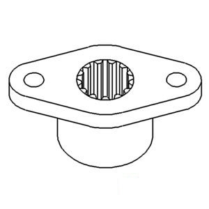 A-L78-13 FLANGE HYD. PUMP DRIVE   