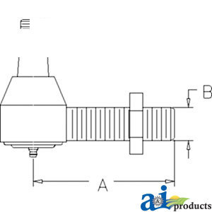 A-LVA10727 TIE ROD THREADED; LH     