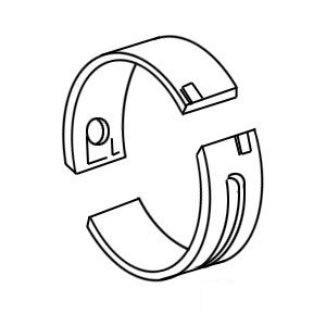 A-MB336 BRG/WASHER SET M STD     