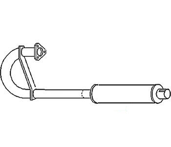 A-MF3410 VERTICAL EXHAUST ASSY.   
