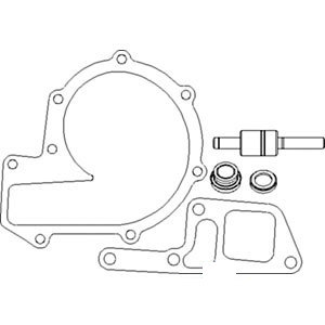A-MX139 KIT WATER PUMP W/O IMP   