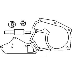 A-MX9398 KIT WATER PUMP W/O IMP.  