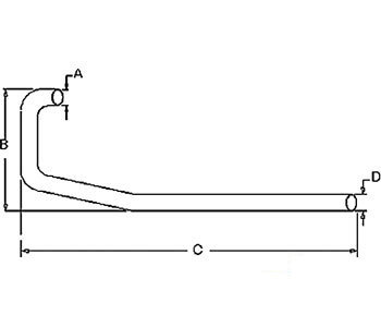 A-NAA5255D EXHAUST PIPE             