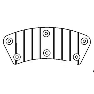 A-R111122 BRAKE PADS METALLIC      