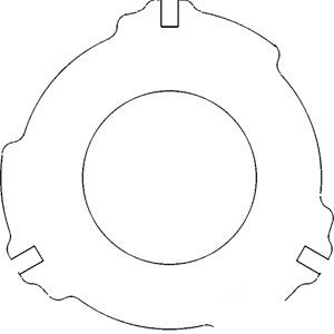 John Deere TRACTOR CLUTCH-PLATE 