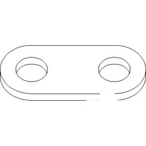 A-R121788 STRAP; FRONT DRAWBAR SUPP