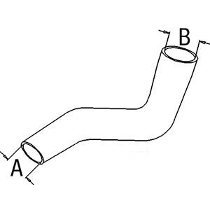 John Deere TRACTOR RADIATOR-HOSE-BOTTOM 