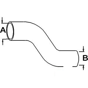 A-R128231 LOWER RADIATOR HOSE      