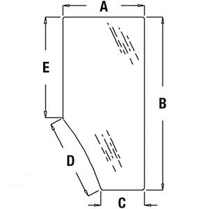 John Deere TRACTOR DOOR-RH 