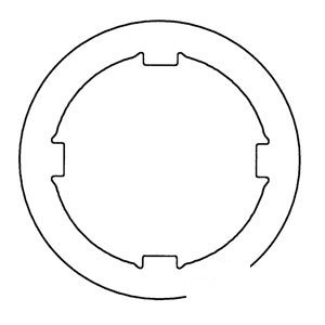 John Deere TRACTOR PLATEPART-OF-KIT-RE37119 