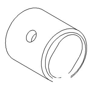 John Deere TRACTOR BUSHING-FRONT-PIN 