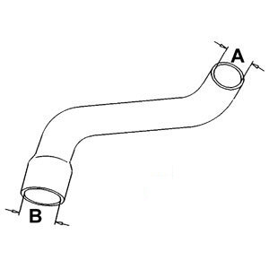 John Deere TRACTOR RADIATOR-HOSE-BOTTOM 