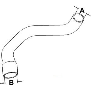 A-R58618 RADIATOR HOSE BOTTOM     