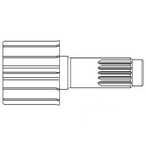 John Deere TRACTOR PINION-SHAFT 