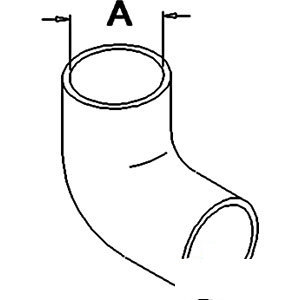 A-R68934 LOWER RADIATOR HOSE      