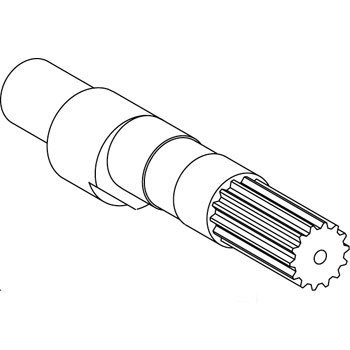 John Deere TRACTOR HYD-PUMP-SHAFT 