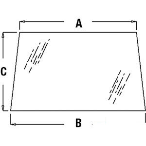 A-R96187 GLASS WINDSHIELD         