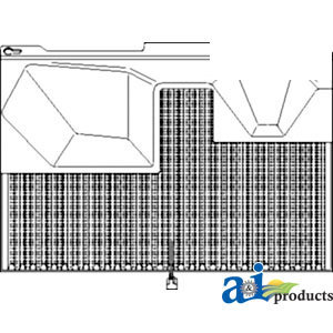 John Deere TRACTOR SIDE-SCREEN-RH- 