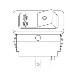 John Deere TRACTOR Rocker-Switch 