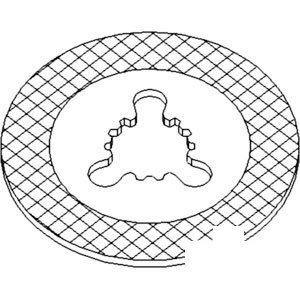 John Deere TRACTOR CLUTCH-DISC-POWERSHAFT 