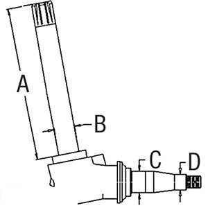 A-RE71278 SPINDLE (RH/LH)          