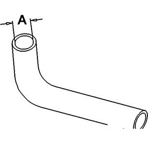 A-SBA310160170 UPPER RADIATOR HOSE      